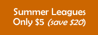 Summer Leagues only $5 (save $20)